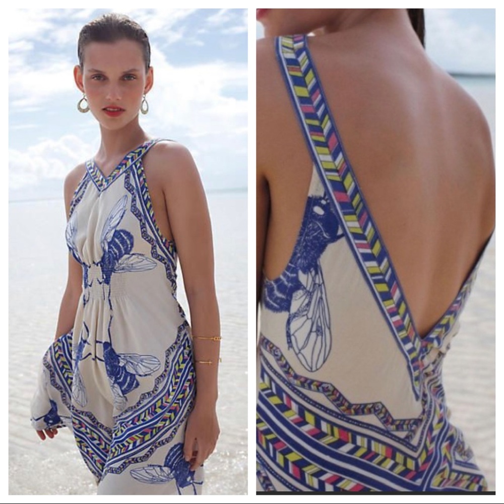 Anthro Leifnotes Bombay Bee dress